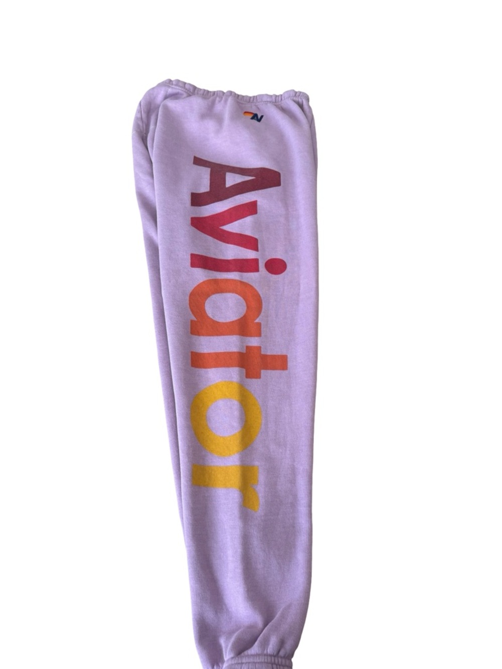 AVIATOR NATION 2 SWEATPANTS - MAUVE Sz Small - Picture 3 of 9